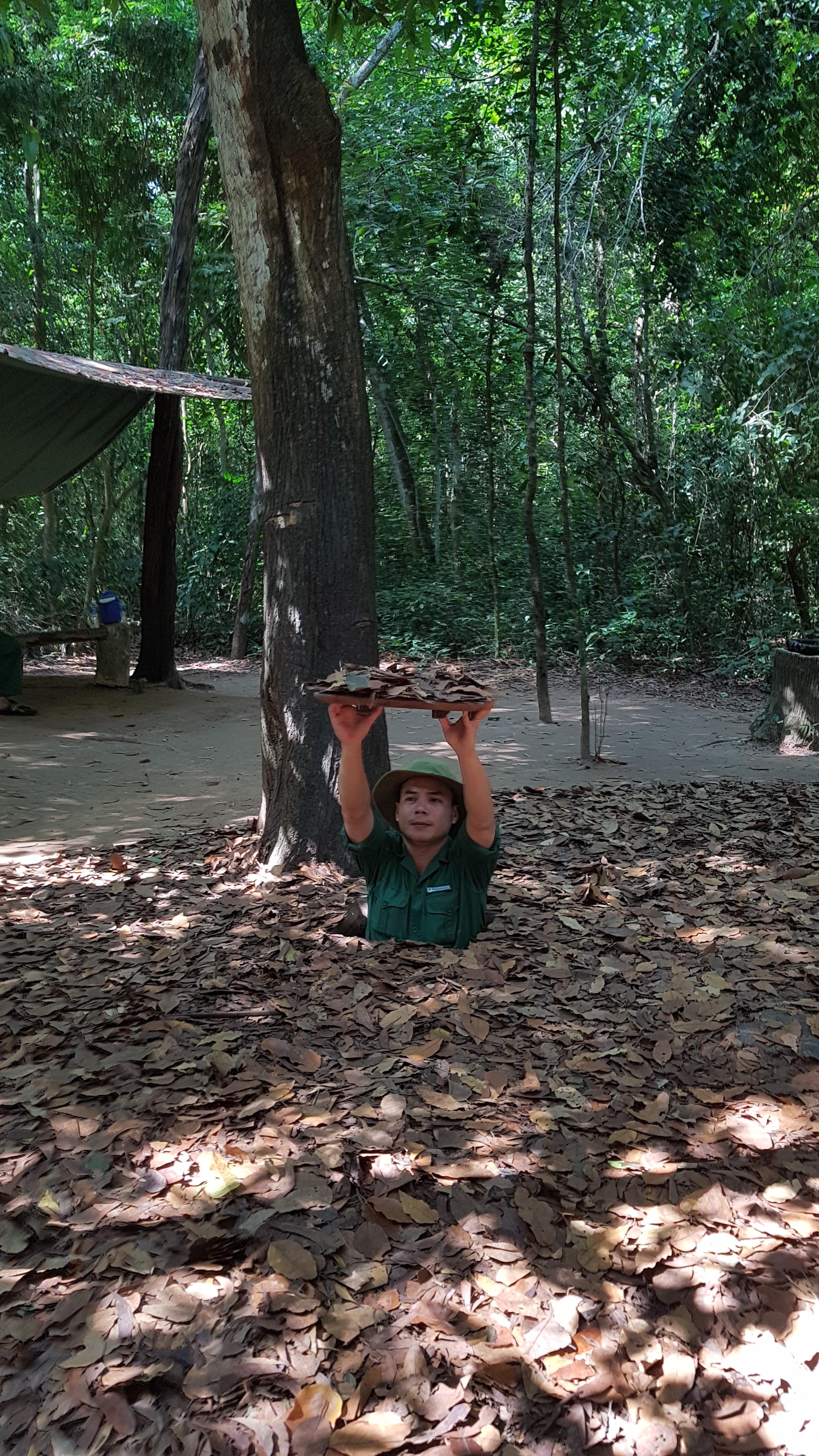 guide exiting tunnel