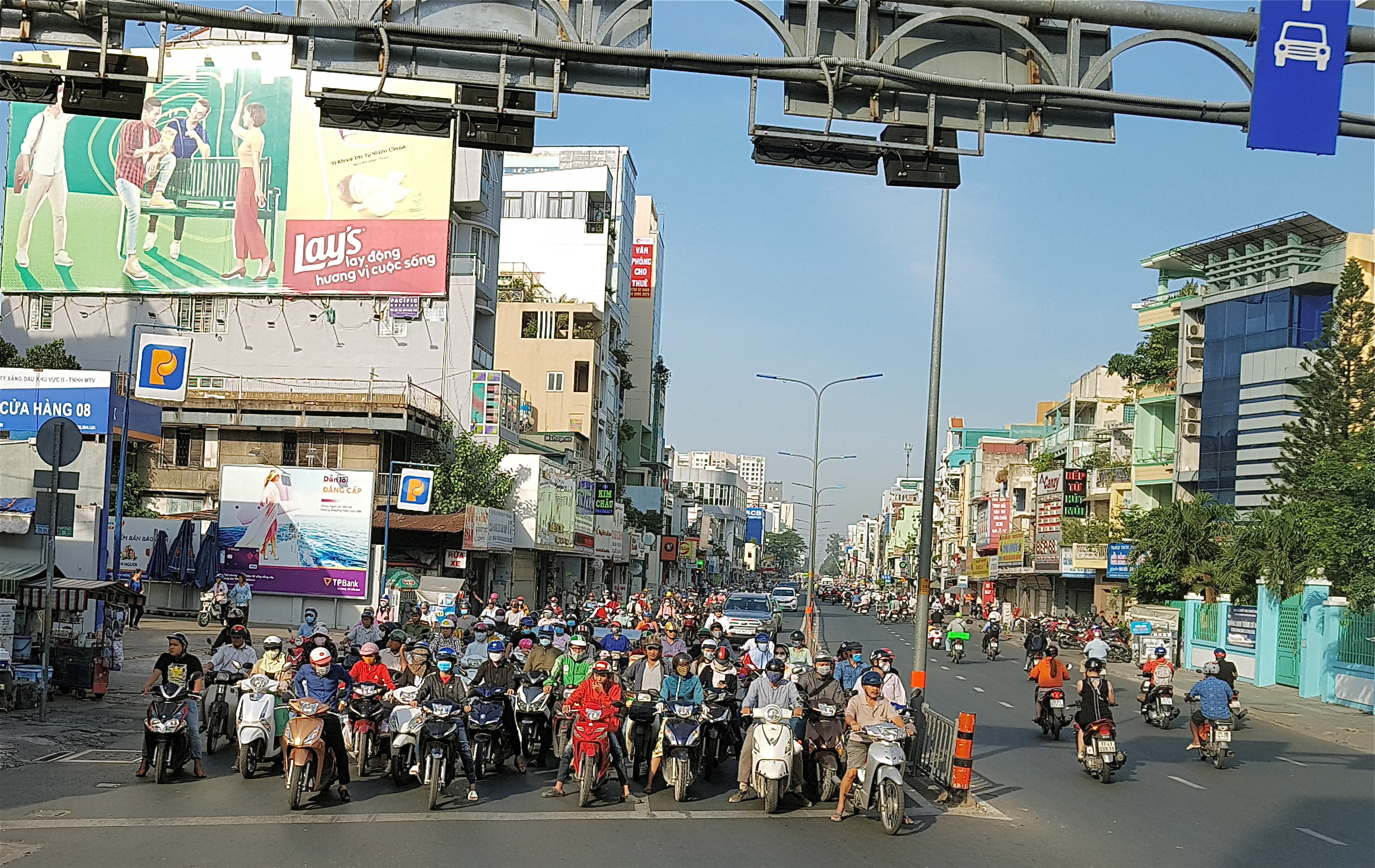 At the grid for starting